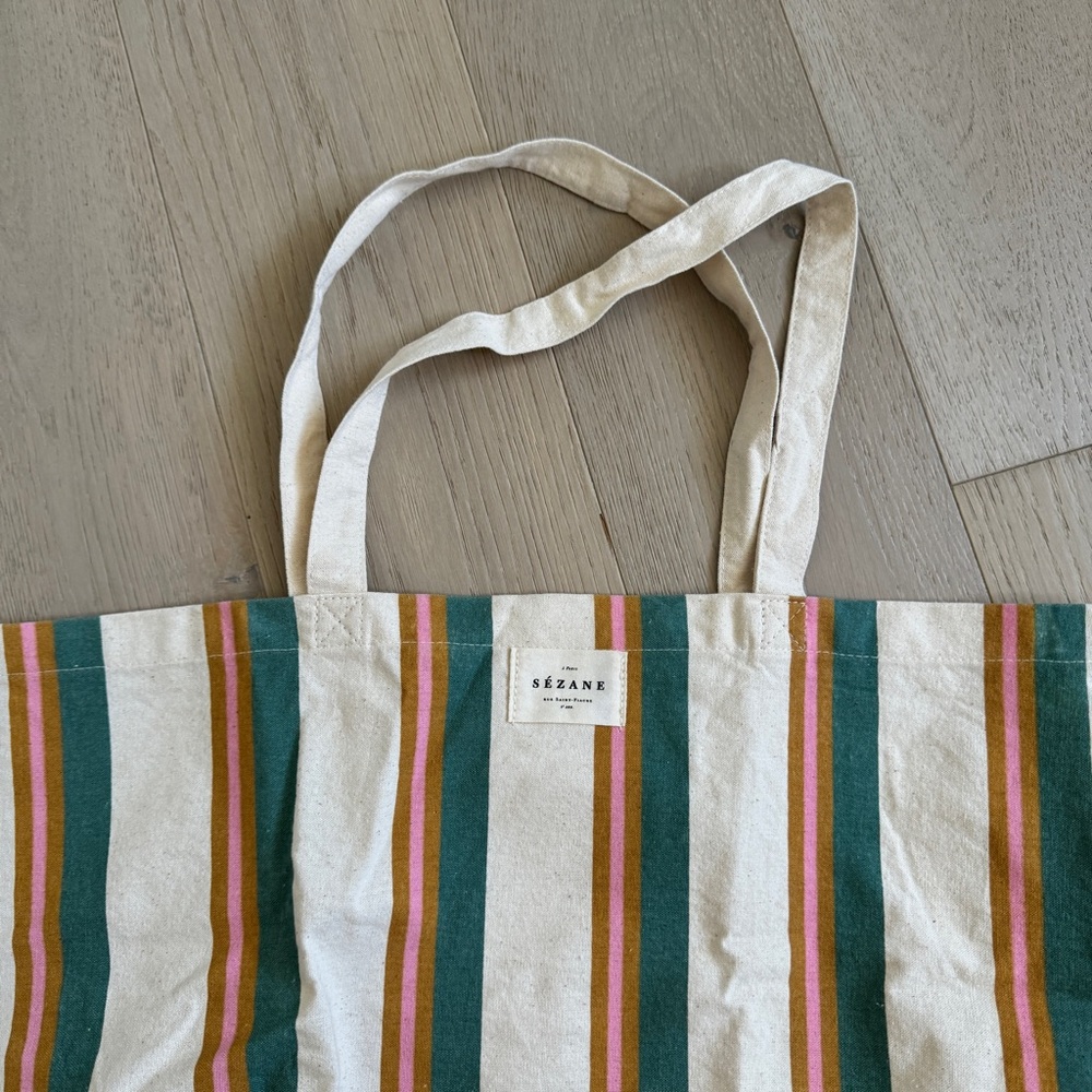 New Sezane wide tote bag - Picture 6 of 6